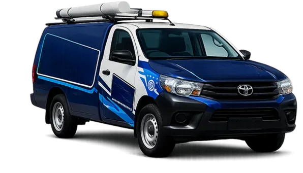 Licensed plumber van servicing Cheltenham